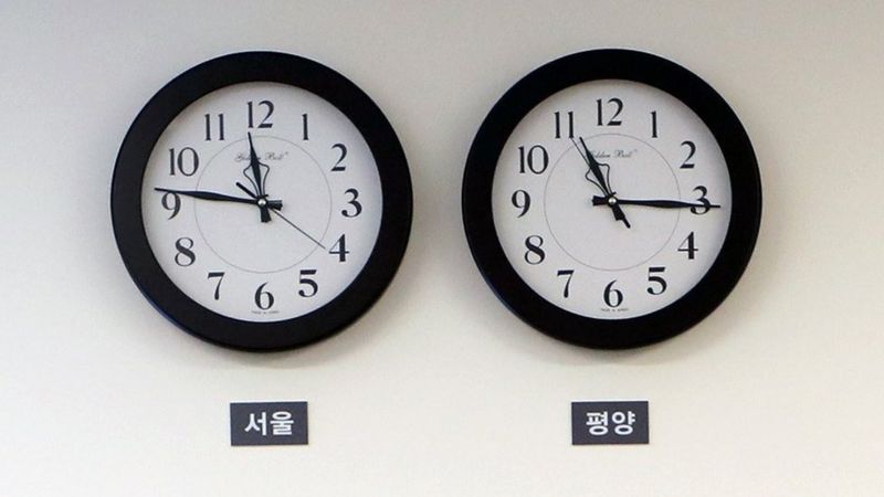 North Korea changes its time zone to match South - BBC News