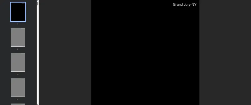 Fully redacted pages in latest Epstein files