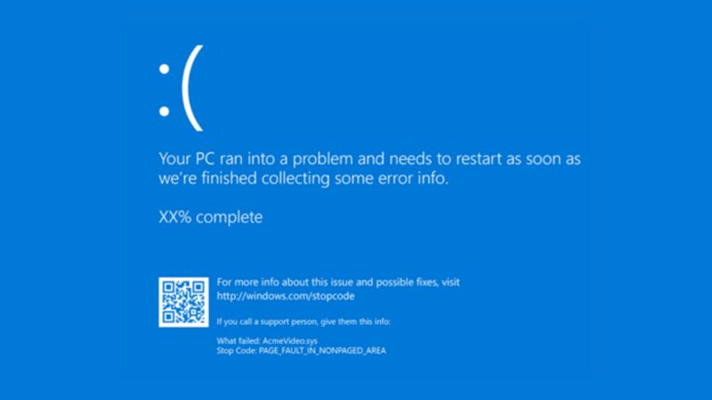 Microsofts Windows 11 Blue Screen Of Death To Become Black Bbc News 3454