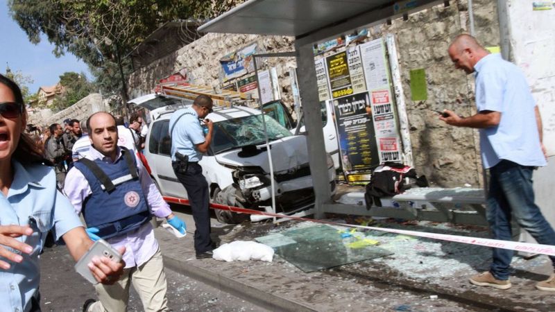 Three Israelis Killed In Jerusalem Attacks Bbc News 