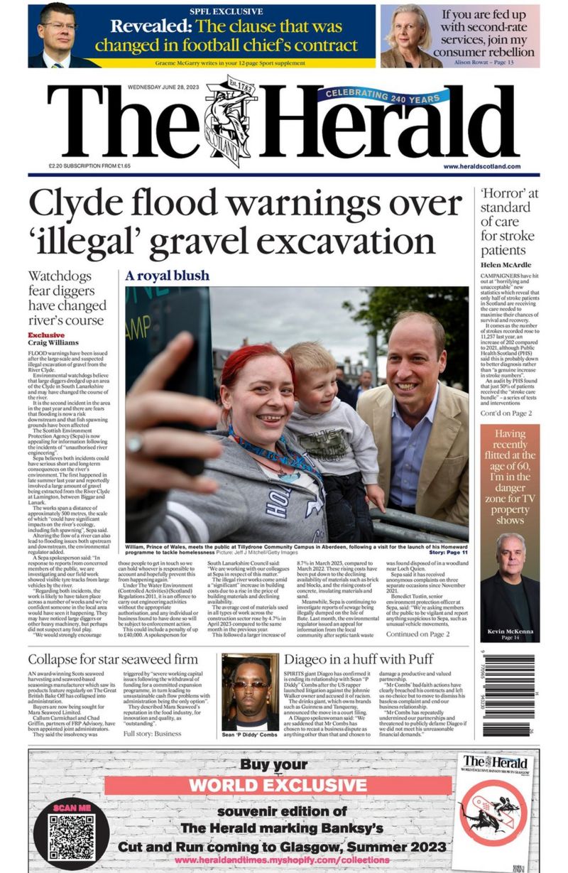 Scotland's Papers: Council Tax Rises Plan And Hancock At Covid Inquiry ...