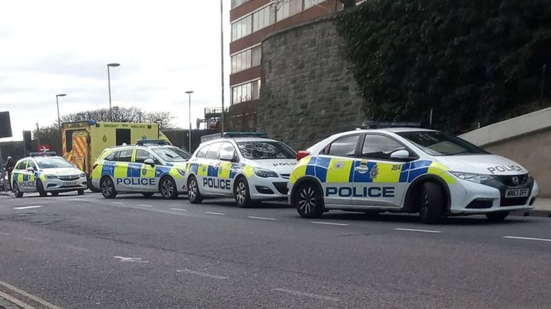 Swindon: Person dies after being hit by train at station - BBC News