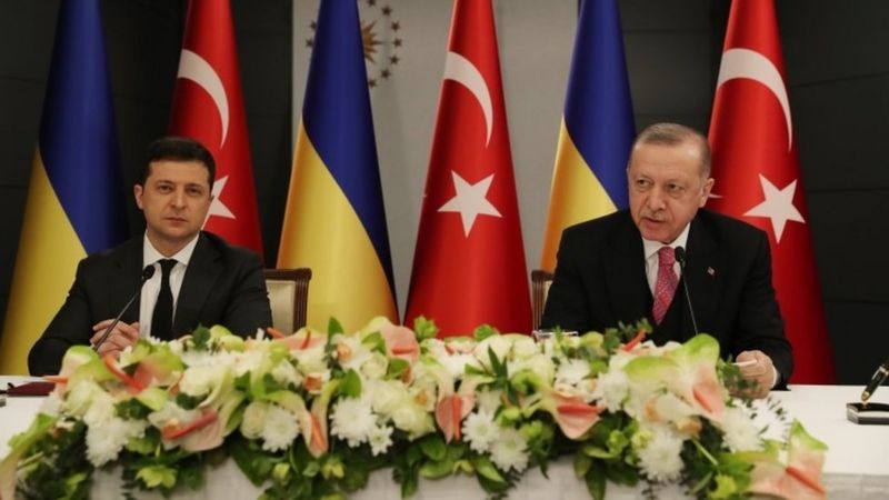 Erdoğan Ukrayna Devlet Başkanı Zelensky ile görüştü