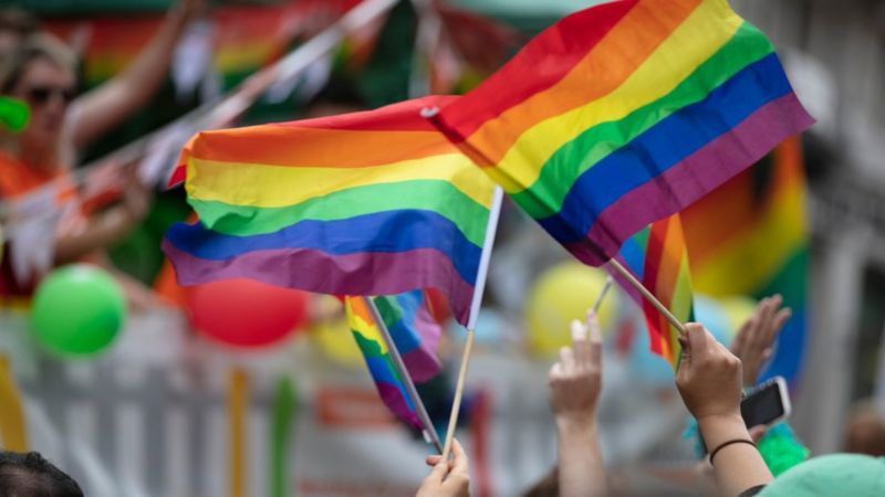 Kendal will not let rain dampen its first Pride - BBC News