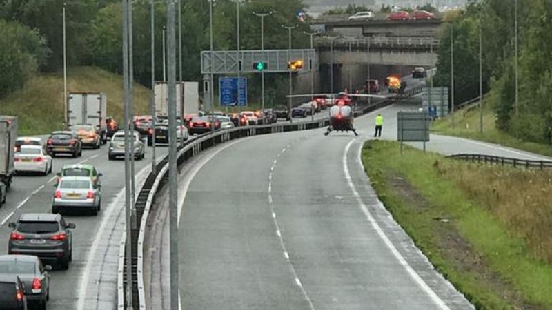 A55 Reopened Fully After Conwy Tunnel Crash - BBC News