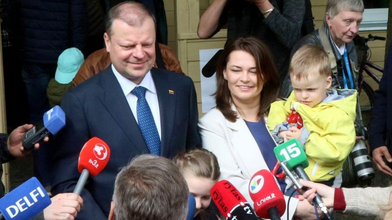 Lithuania election: PM Saulius Skvernelis to quit after poor result ...