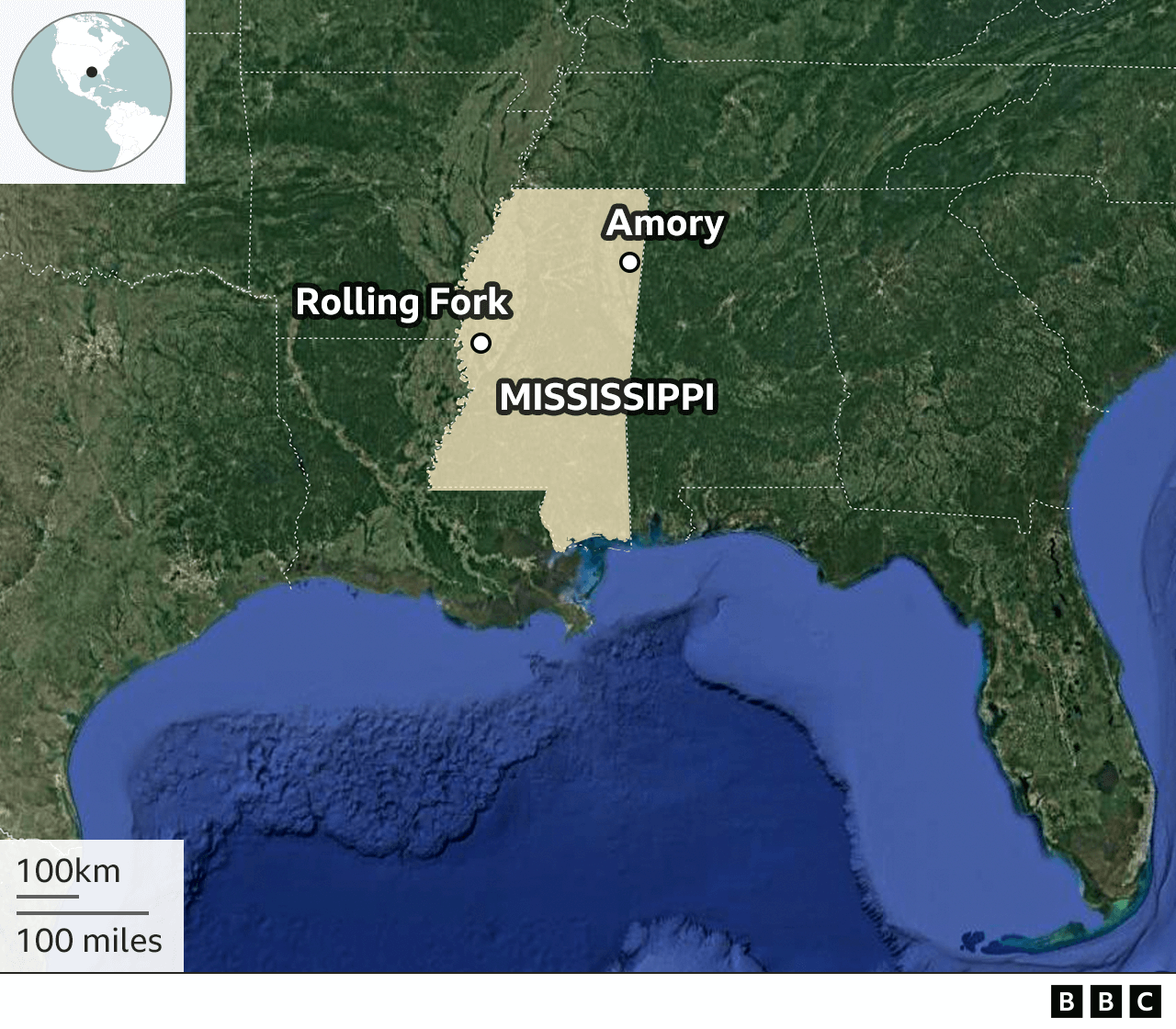Mississippi tornado kills 26 and brings devastation to US state BBC News