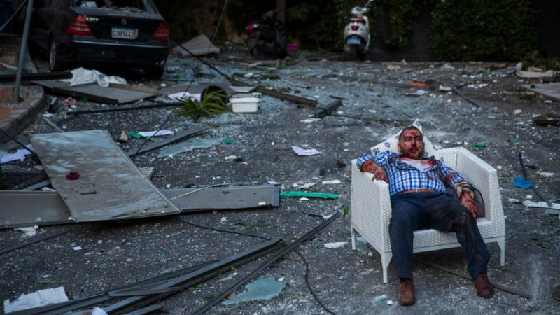 Фото: последствия взрыва в Бейруте - BBC News Русская служба