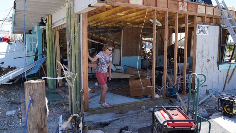Hurricane Ian Survivors Speak Of Brutal Storm As Florida Counts Cost Bbc News