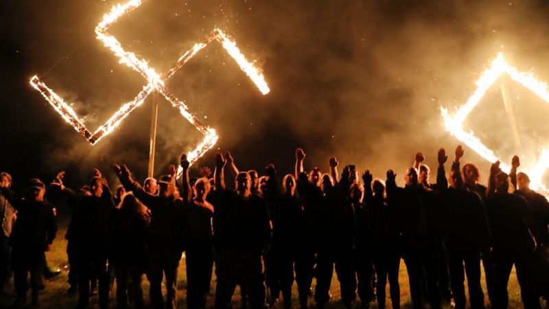 Us White Supremacist Propaganda Incidents Rose By 120 In 2019 Bbc News