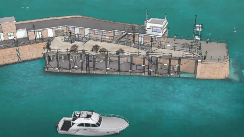 Propuesta para eliminar el embarcadero deteriorado del muelle