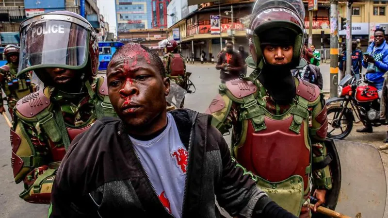 Batons, tear gas, live fire - Kenyans face police brutality