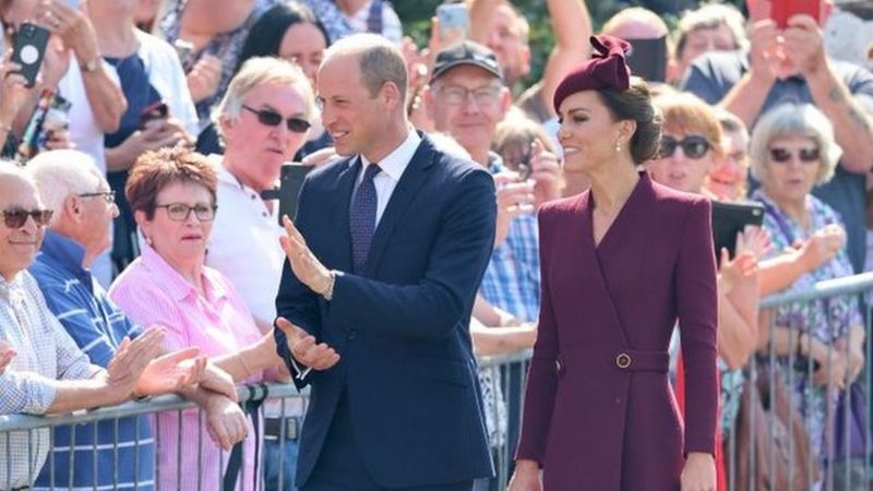 William and Kate mark anniversary of Queen's death in Pembrokeshire ...