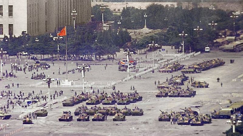 Xe tăng ở Quảng trường Thiên An Môn 1989
