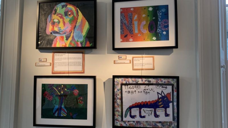 Autism: The touring exhibition showcasing talented young artists - BBC News