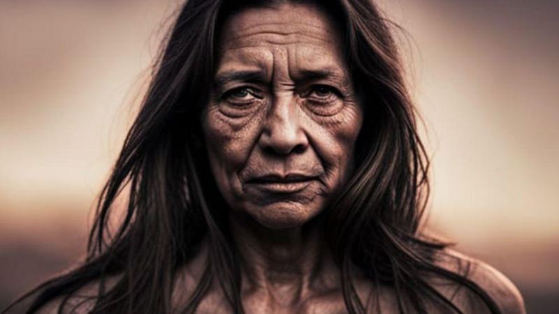 एआईले बनाएको एउटी महिलाको तस्बिर