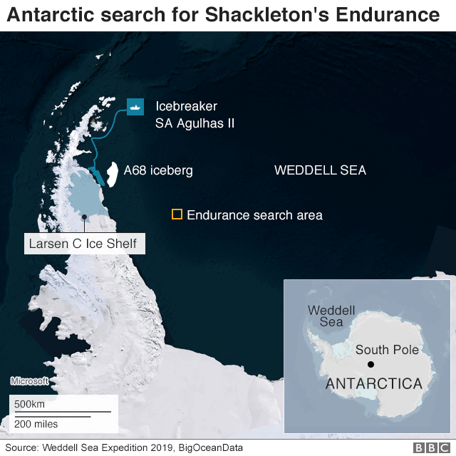 Antarctic Weddell expedition targets Shackleton's lost ship BBC News
