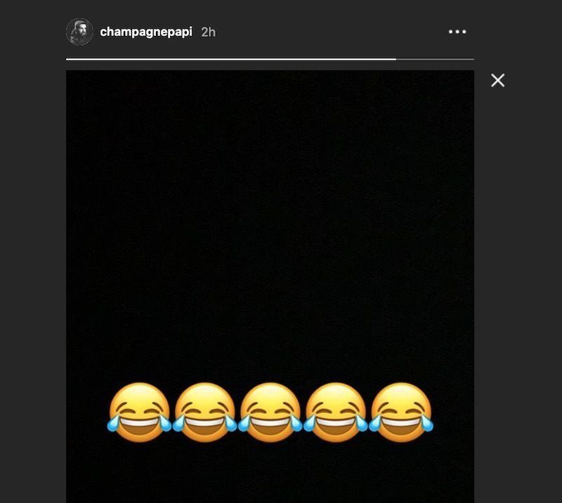 Drake's Instagram post