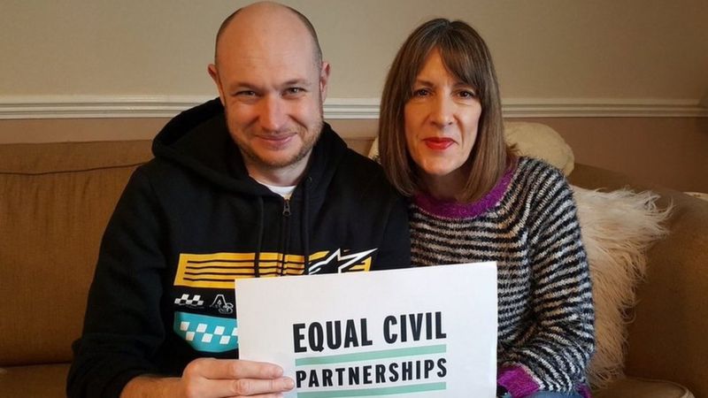 Heterosexual Couple Win Civil Partnership Case Bbc News