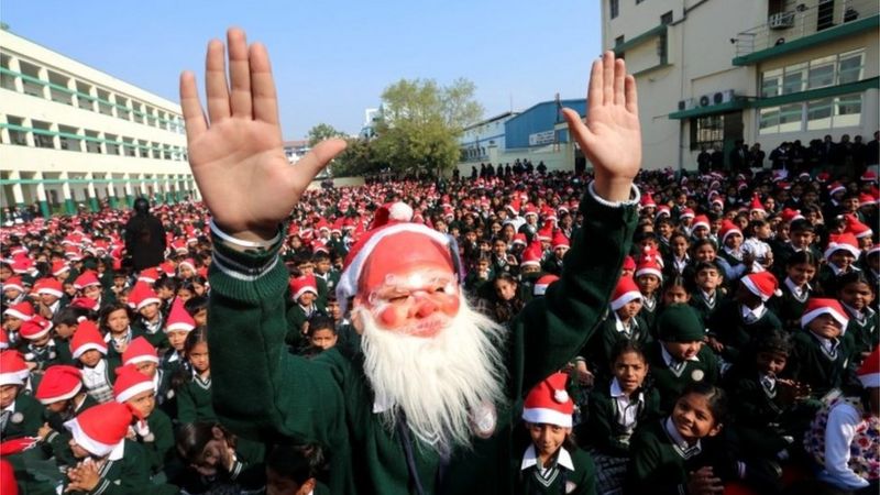 How Indians are celebrating Christmas - BBC News