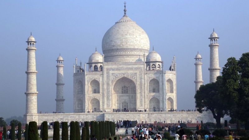 Why is India's Taj Mahal turning green? - BBC News