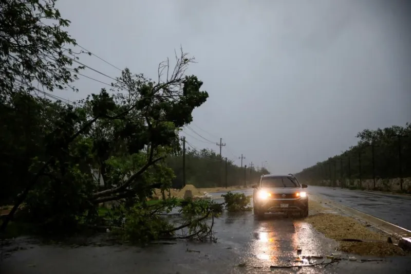 Mexico's coast battered by Hurricane Beryl