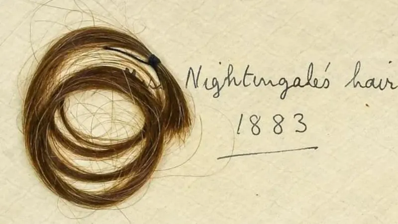 Florence Nightingale hair fetches more than £3,500