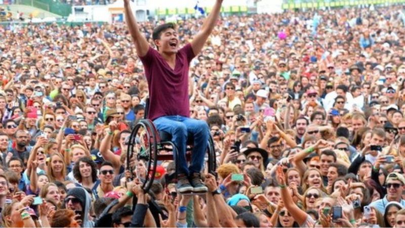Wheelchair User On Why He Hates That Festival Picture Bbc News 