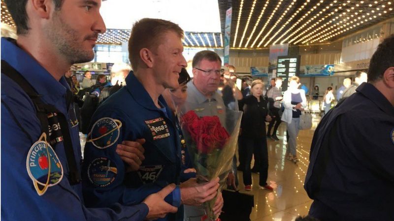 UK astronaut Tim Peake returns to Earth - BBC News