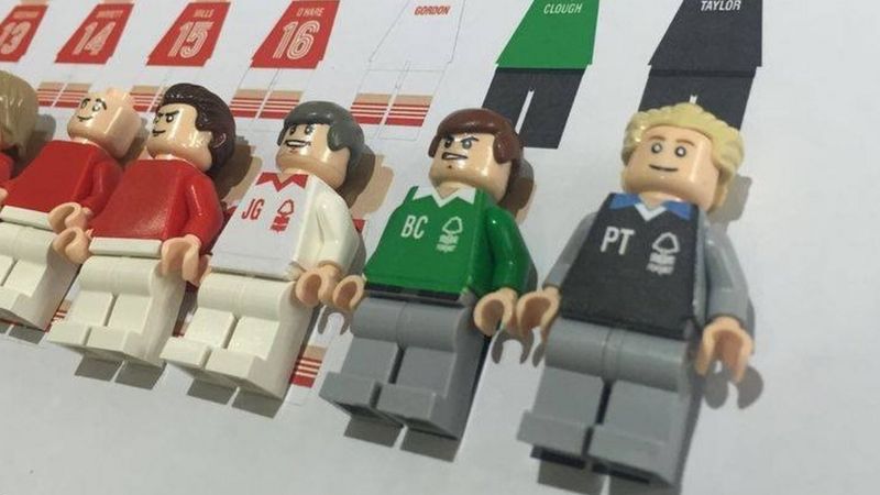 Nottingham Forest's European Cup-winning team recreated in Lego - BBC News