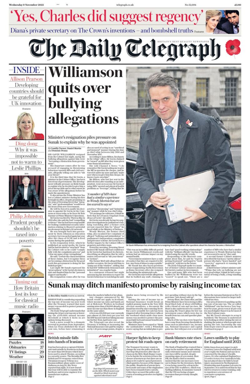 Scotlands Papers Post Office It Scandal Appeal And Williamson Quits