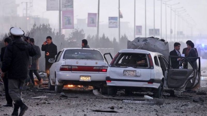 Kabul Blast: Suicide Bomber Kills Seven TV Staff - BBC News