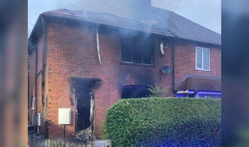 Seven injured in Rugeley house fire - BBC News