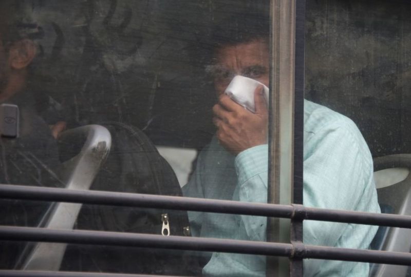 India Bus Passenger Arrested Over Smelly Socks Bbc News 