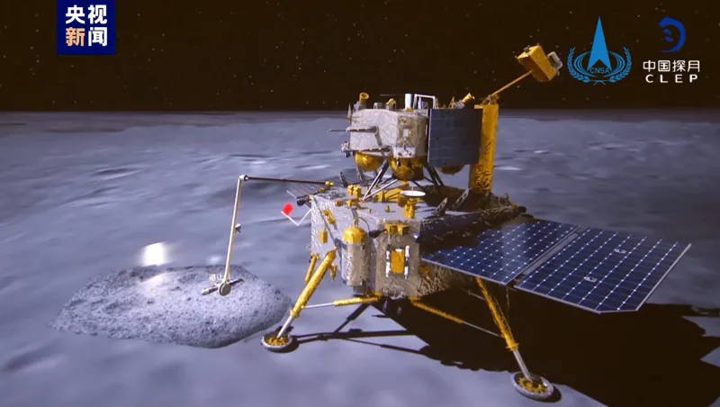 China's far-side Moon mission begins journey back