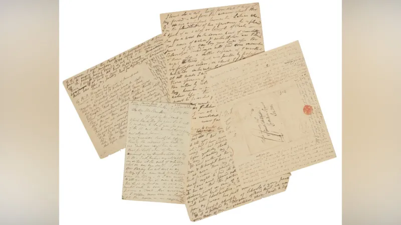 Se exhibirán las cartas de Wordsworth subastadas. Se exhibirán las cartas de Wordsworth subastadas.