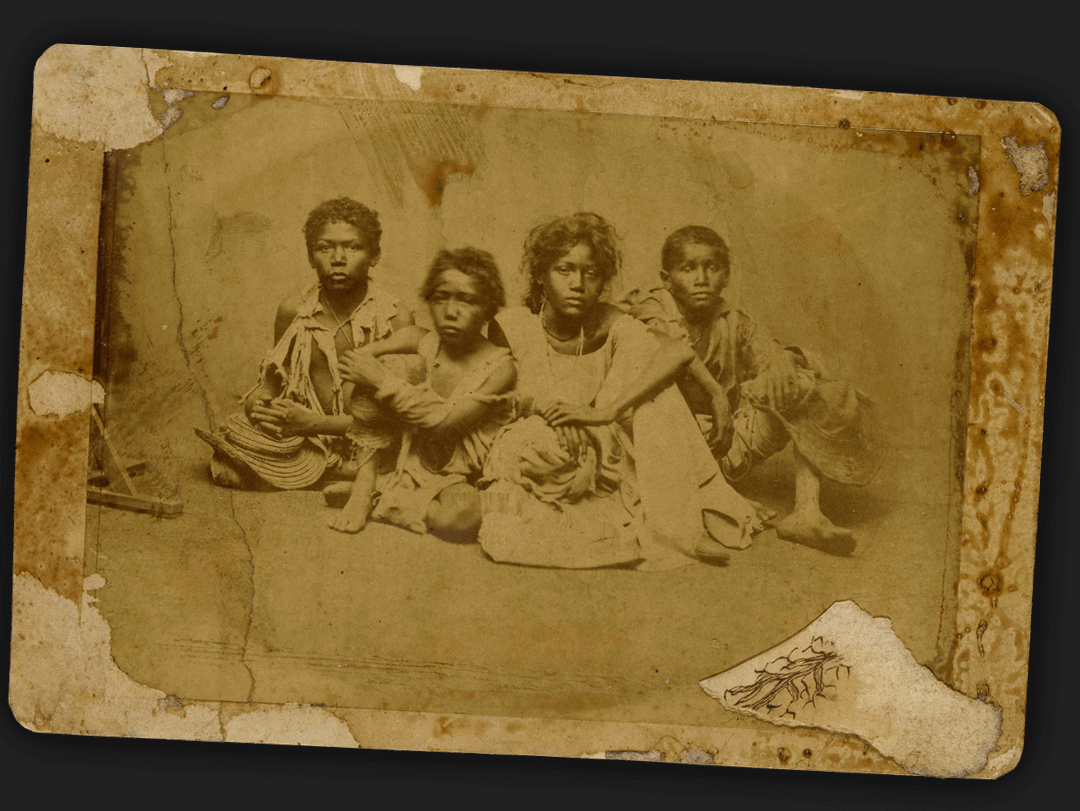 Foto de los niños afectados por la sequía en Fortaleza