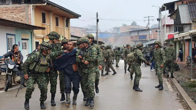 Colombian army frees 57 soldiers held captive by locals