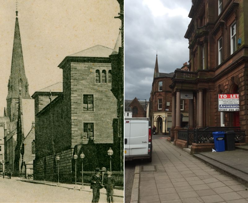 Dumfries The site of Scotland's last public hanging BBC News
