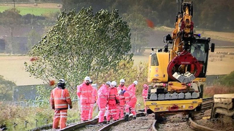 Train Services Resume After Stonehaven Derailment Bbc News 