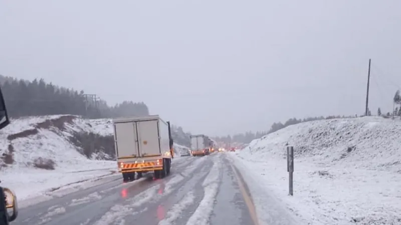 Schoolchildren swept away as heavy floods and snow hit South Africa
