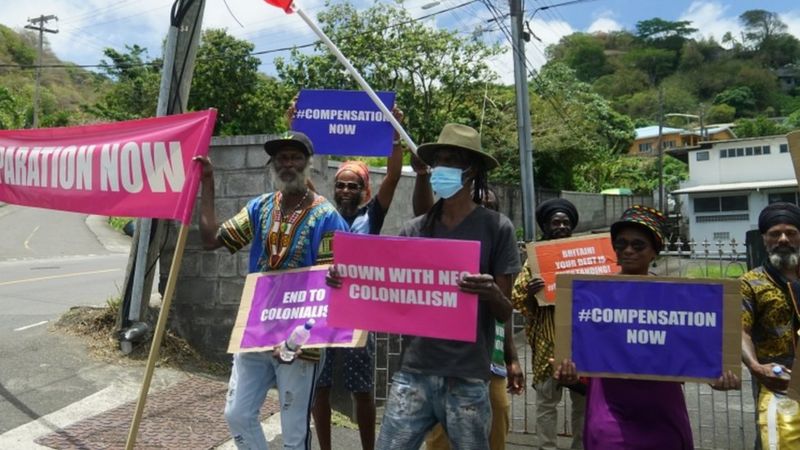 Prince Edward and Sophie welcomed on second leg of Caribbean tour - BBC ...