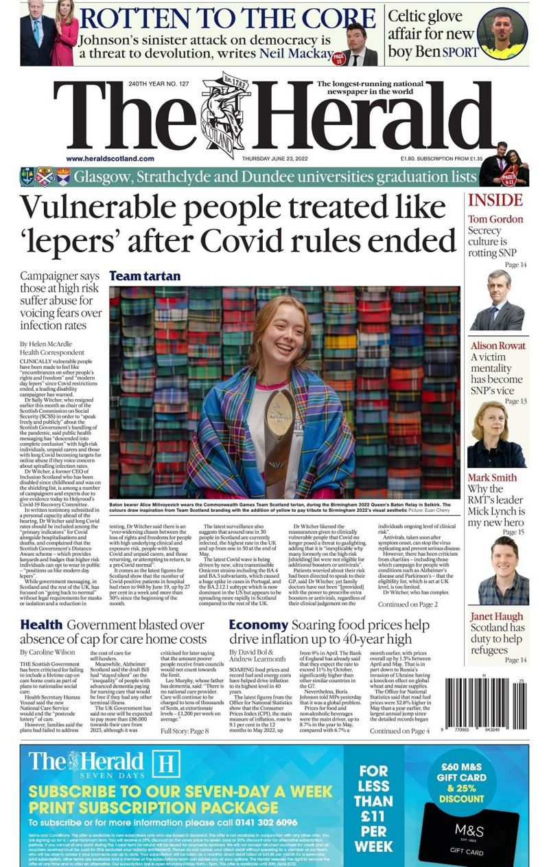 Scotland s papers polio alert and second homes energy rebate bbc news