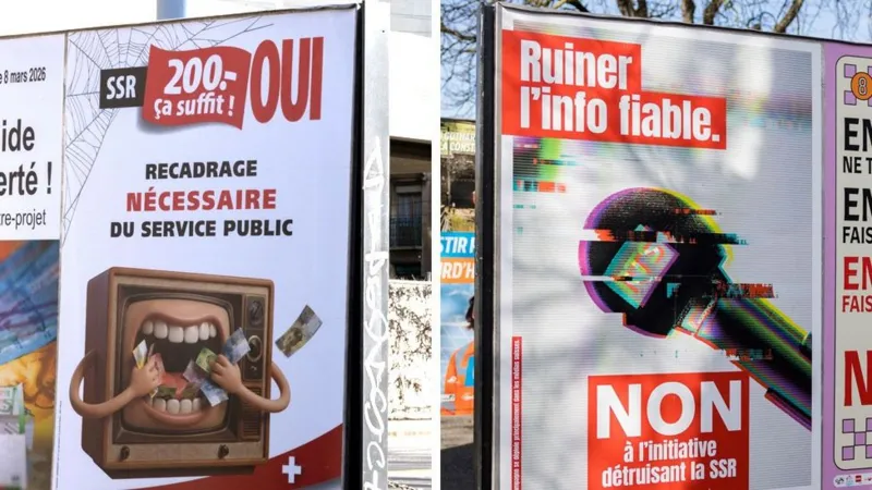 Suiza votará sobre la iniciativa de la derecha para reducir la tarifa de la radiodifusión pública
