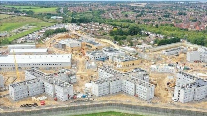 Wellingborough HMP Five Wells prison opened - BBC News