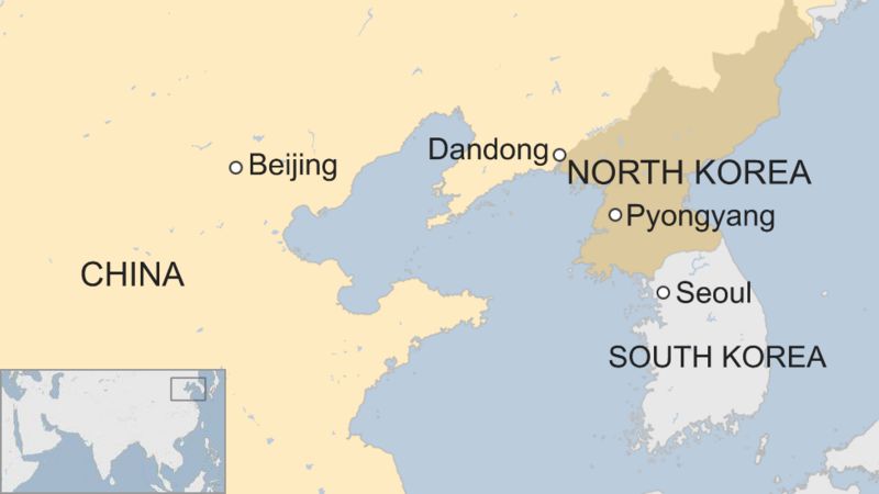 N Korea nuclear crisis: China border town unruffled - BBC News