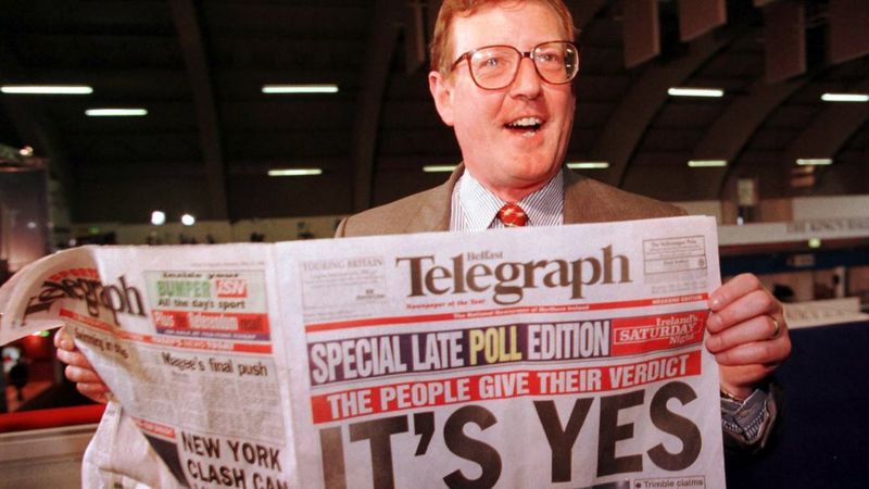 David Trimble: Life In Pictures - Bbc News