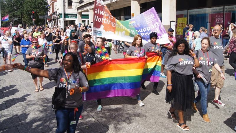 Nottinghamshire Pride: Thousands expected to attend event - BBC News