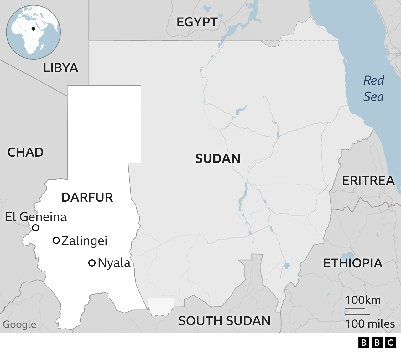 Sudan Darfur Crisis Everything Civilians Can Use Has Been Burned Or    129876553 Darfur Locator Map 640 Nc 2x Nc 