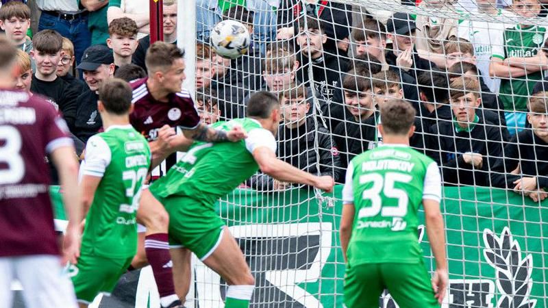 Callum Flatman heads in the winner for Kelty Hearts